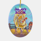 Décoration En Céramique Cadeaux et accessoires de poulet (Devant)