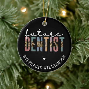 Décoration En Céramique Cadeaux personnalisés pour futur dentiste étudiant