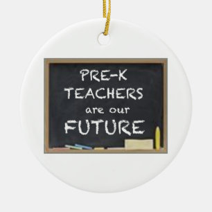 DÉCORATION EN CÉRAMIQUE CADEAUX POUR DES PROFESSEURS DE PRE-K