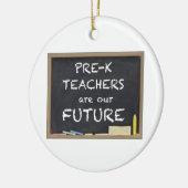 DÉCORATION EN CÉRAMIQUE CADEAUX POUR DES PROFESSEURS DE PRE-K (Gauche)