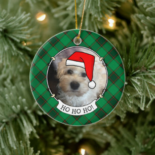 Décoration En Céramique Cadre photo de Noël personnalisé Animaux domestiqu
