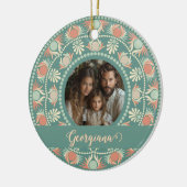 Décoration En Céramique Cadres photo personnalisées Retro Sage & Sand Mand (Gauche)