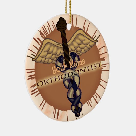 Décoration En Céramique Caducée (Droite)