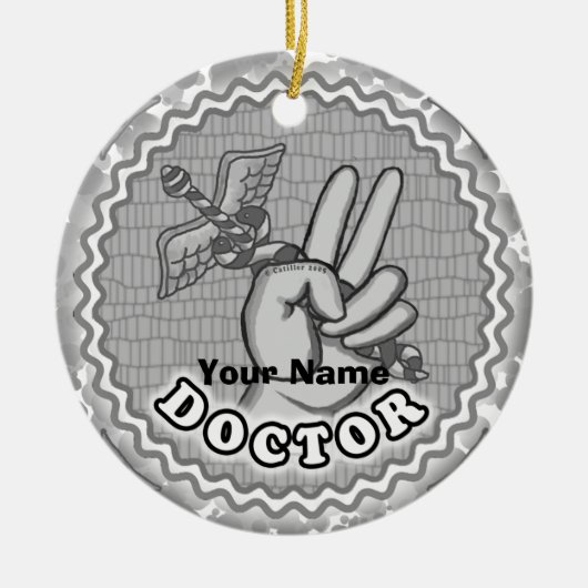 Décoration En Céramique Caduceus (Devant)