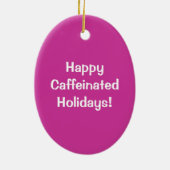 Décoration En Céramique Café Elf et beignet fou Elf (Dos)