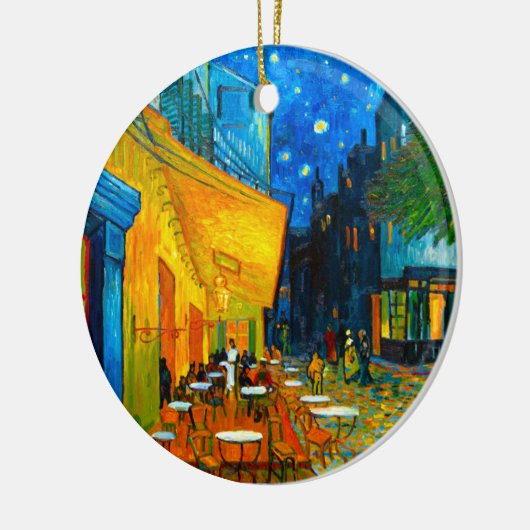 Décoration En Céramique Café Van Gogh Terrasse en soirée (Gauche)