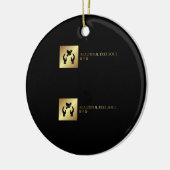 Décoration En Céramique Caldwell Lee BFS Ornament (Gauche)