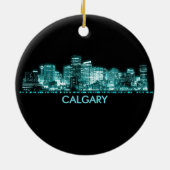 Décoration En Céramique Calgary Skyline (Dos)