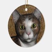 Décoration En Céramique Calico Face (Gauche)