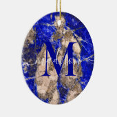 Décoration En Céramique Calligraphie Abstraite Lapis Lazuli Blue Granite (Droite)