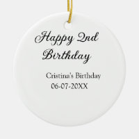 calligraphie simple minimum heureux 2e anniversair