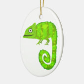 Décoration En Céramique Caméléon mignon vert (Gauche)