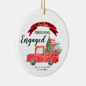 Décoration En Céramique Camion rouge Noël 1er Noël engagé (Droite)