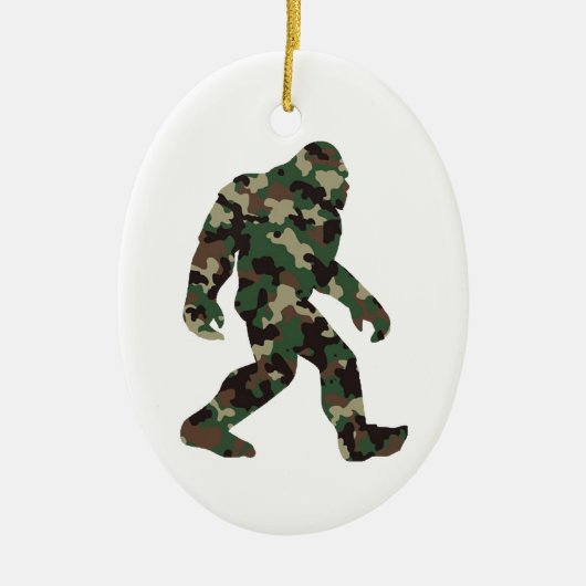 Décoration En Céramique Camo Bigfoot Sasquatch (Devant)