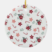 Décoration En Céramique Camper Retro Green Noël (Dos)