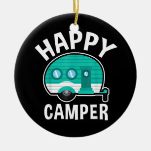 Décoration En Céramique Camping-car caravane de camping drôle de vacances