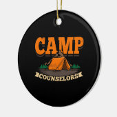 Décoration En Céramique Camping - Conseiller de camp (Gauche)
