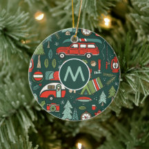 Camping de Noël Rustique personnalisé