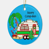 Décoration En Céramique Camping personnalisé Noël à thème (Gauche)