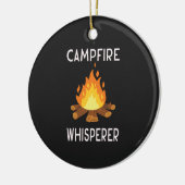 Décoration En Céramique Camping - Whisperer de feu de camp (Gauche)