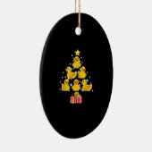 Décoration En Céramique Canard en caoutchouc Noël Arbre canard canard Noël (Droite)