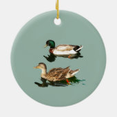 Décoration En Céramique Canards colverts (Dos)