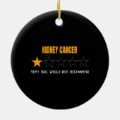 Décoration En Céramique Cancer Du Rein Très Mauvais Ne Recommanderait Pas (Dos)
