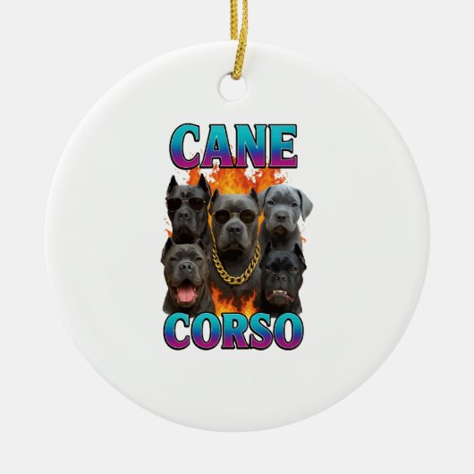 Décoration En Céramique Cane Corso  (Devant)