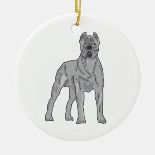 Décoration En Céramique Cane Corso (Devant)