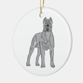 Décoration En Céramique Cane Corso (Gauche)