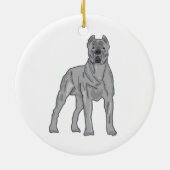 Décoration En Céramique Cane Corso (Dos)