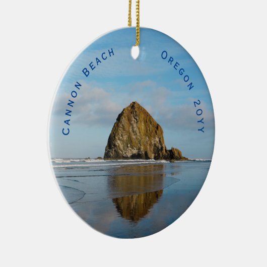 Décoration En Céramique Cannon Beach Dé Noël (Droite)