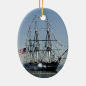 Décoration En Céramique Canons de mise à feu de constitution d'USS (Dos)