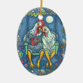 DÉCORATION EN CÉRAMIQUE CANOODLES DE POINTE ROOTTES, PÂTISSERIES DE POULET (Devant)