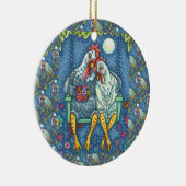 DÉCORATION EN CÉRAMIQUE CANOODLES DE POINTE ROOTTES, PÂTISSERIES DE POULET (Droite)