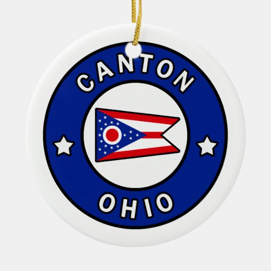 Décoration En Céramique Canton Ohio (Devant)