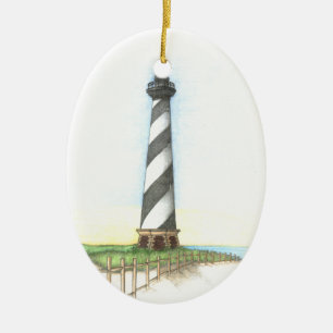 Décoration En Céramique Cape Hatteras Lighthouse Ornament
