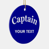 DÉCORATION EN CÉRAMIQUE CAPITAINE FAIT SUR COMMANDE (Droite)