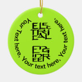 Décoration En Céramique Caractère du génie électrique (Devant)