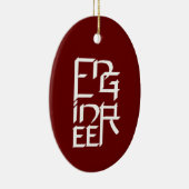 Décoration En Céramique Caractère ingénieur (Droite)