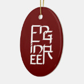 Décoration En Céramique Caractère ingénieur (Gauche)