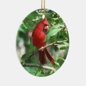 Décoration En Céramique Cardinal de Noël (Droite)