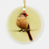 Décoration En Céramique Cardinal des femmes (Devant)