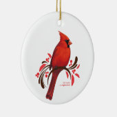 Décoration En Céramique Cardinal masculin (Droite)
