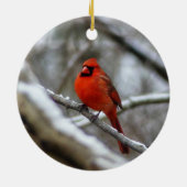 Décoration En Céramique Cardinal masculin (Dos)