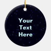 Décoration En Céramique Caribou bleu (rennes) (Dos)