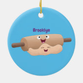 Décoration En Céramique Caricature à pâte molle et à pâte molle (Dos)