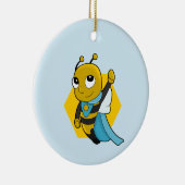Décoration En Céramique Caricature d'abeille Superhero (Droite)