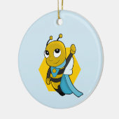 Décoration En Céramique Caricature d'abeille Superhero (Gauche)