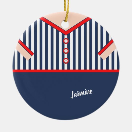 Décoration En Céramique Caricature de costume de clown mignon personnalisé (Devant)